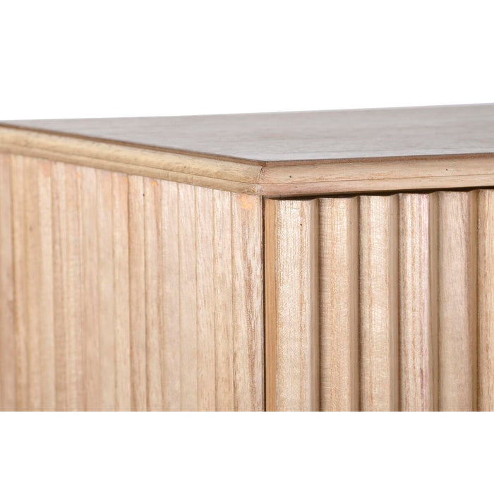 Mobilă TV DKD Home Decor Auriu* Maro Deschis 120 x 40 x 80 cm Lemn de paulownia Lemn MDF