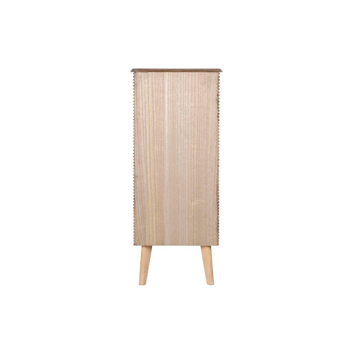 Comodă DKD Home Decor Auriu* Maro Deschis Lemn Lemn de paulownia Lemn MDF Scandi 45 x 40 x 100 cm 42 x 40 x 100 cm