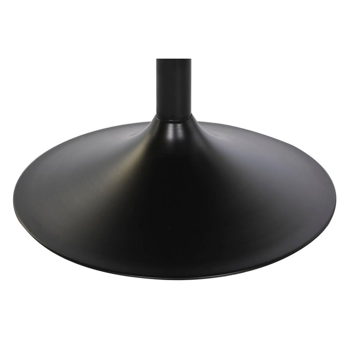 Masă de Sufragerie DKD Home Decor 93 x 93 x 79,5 cm Negru Auriu* Metal Alb Marmură
