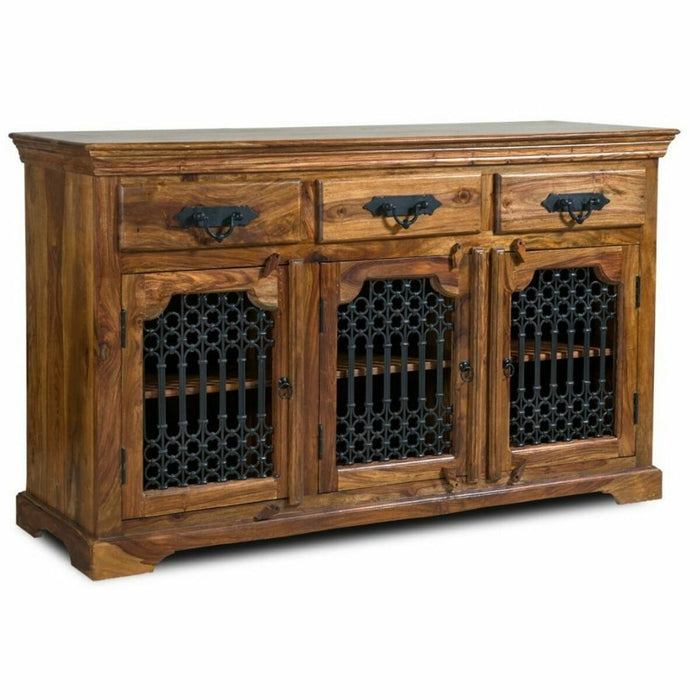 Servantă DKD Home Decor Maro Negru Maro închis Metal 150 x 40 x 90 cm