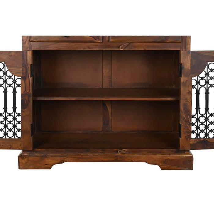 Servantă DKD Home Decor Lemn Metal Maro închis (90 x 40 x 90 cm)