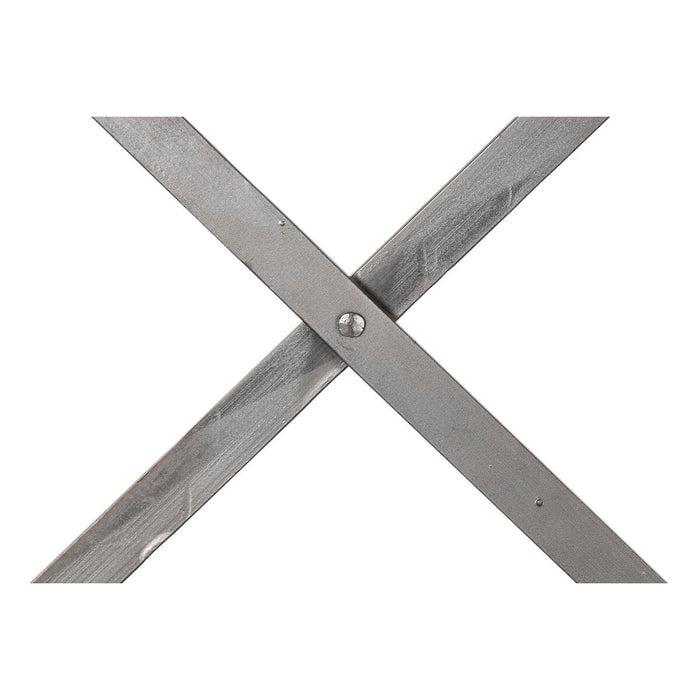 Raft DKD Home Decor Sheesham Maro Maro închis Gri deschis Lemn Metal 213 x 43 x 220 cm