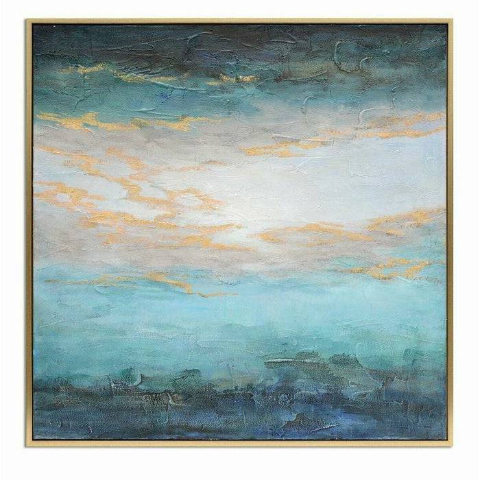 Pânză DKD Home Decor Abstract Modern 131 x 3,8 x 131 cm