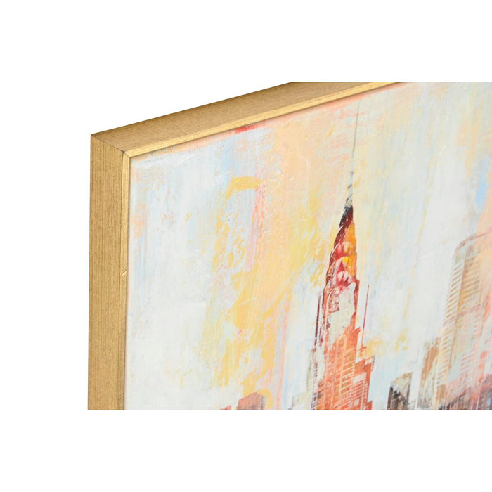 Tablou DKD Home Decor 60 x 3,5 x 80 cm Oraș 60 x 3 x 80 cm Loft (2 Unități)