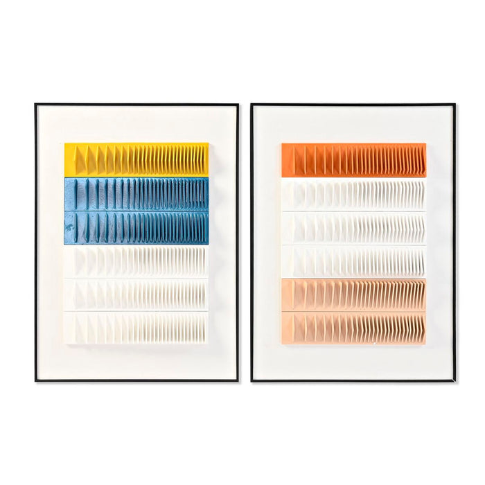 Tablou DKD Home Decor Modern 50 x 7 x 70 cm (2 Unități)