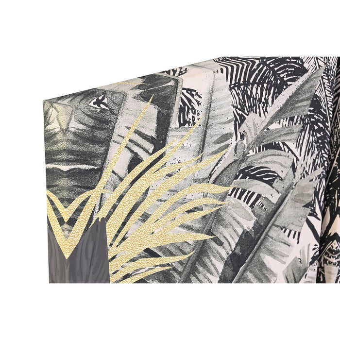 Set de 4 tablouri DKD Home Decor Tropical (160 x 3,8 x 100 cm)