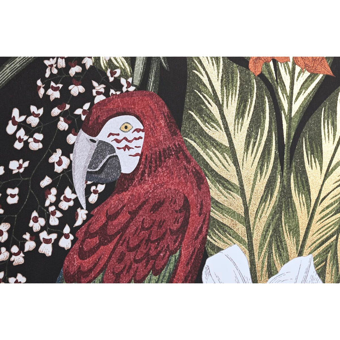 Tablou DKD Home Decor Papagal Tropical 83 x 4,5 x 122,5 cm 83 x 4,5 x 123 cm (2 Unități)