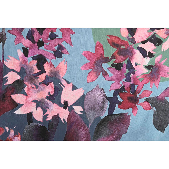 Tablou DKD Home Decor 102,5 x 4,3 x 142,6 cm Květiny Modern (2 Unități)