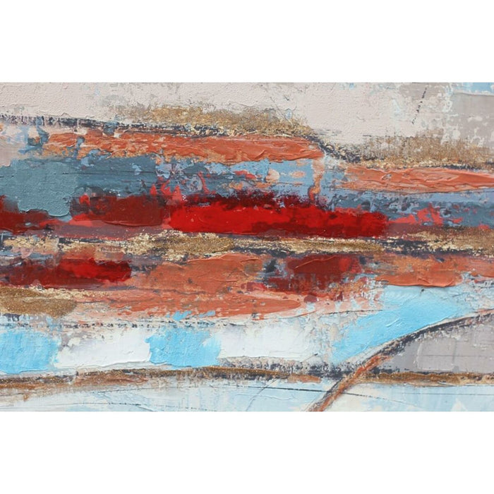 Tablou DKD Home Decor 140 x 2,8 x 70 cm Abstract Modern (2 Unități)