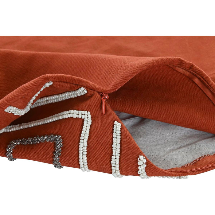 Husă de pernă de canapea DKD Home Decor Teracotă Geometric 50 x 1 x 50 cm