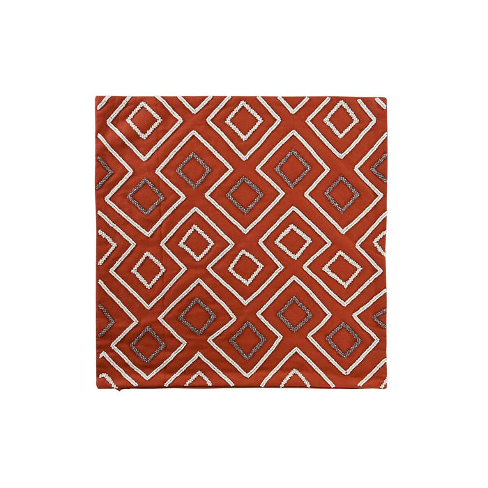 Husă de pernă de canapea DKD Home Decor Teracotă Geometric 50 x 1 x 50 cm