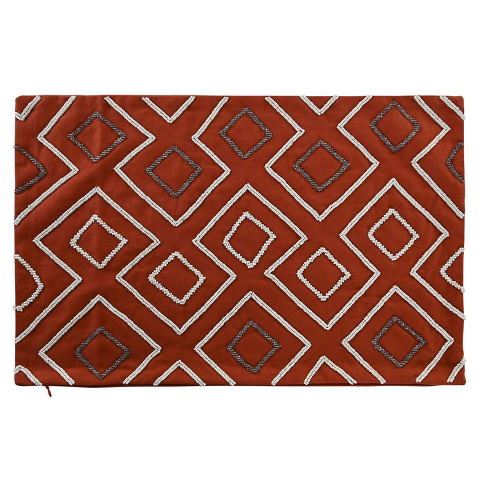 Husă de pernă de canapea DKD Home Decor 60 x 1 x 40 cm Teracotă Geometric