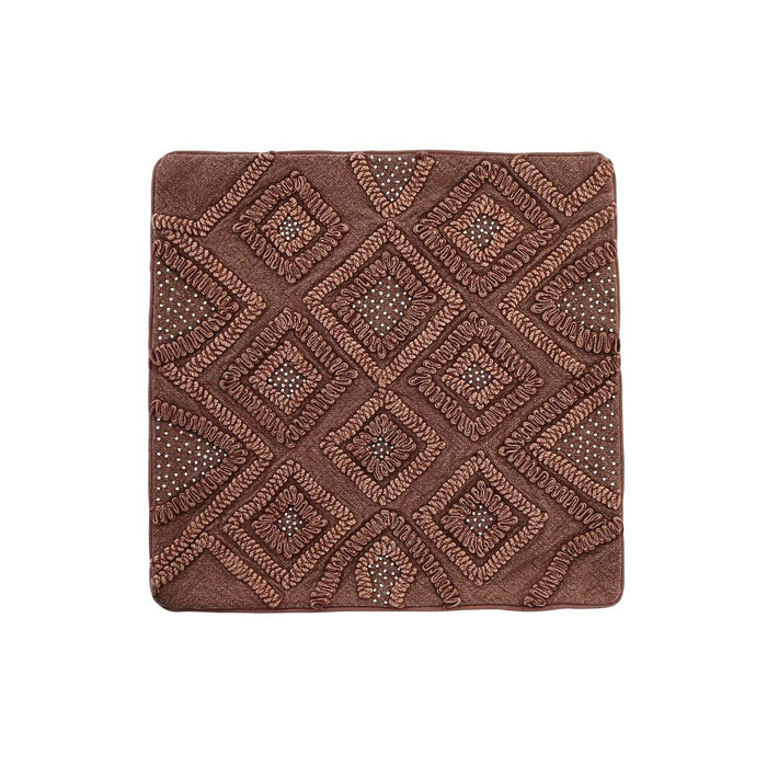 Husă de pernă de canapea DKD Home Decor Maro Romb 50 x 1 x 50 cm