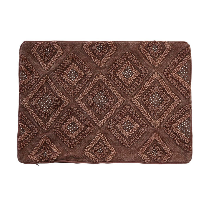 Husă de pernă de canapea DKD Home Decor 60 x 1 x 40 cm Maro Romb