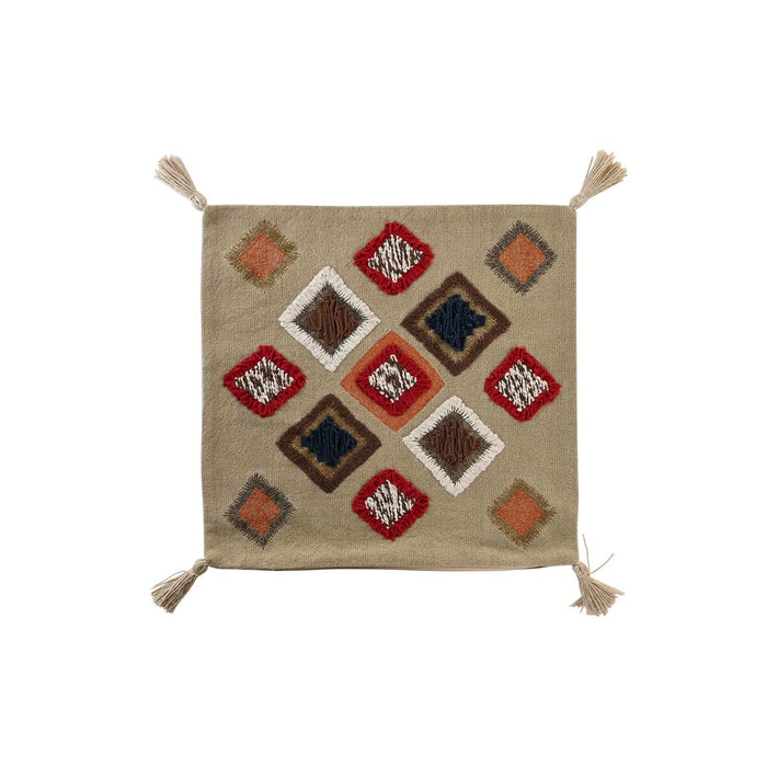 Husă de pernă de canapea DKD Home Decor Multicolor Franjuri 50 x 1 x 50 cm
