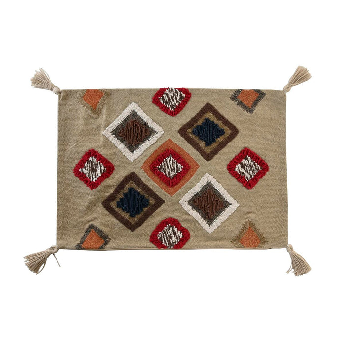 Husă de pernă de canapea DKD Home Decor 60 x 1 x 40 cm Multicolor Franjuri