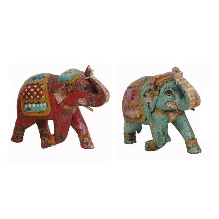 Figură Decorativă DKD Home Decor 25 x 10 x 21 cm Indian (2 Unități)