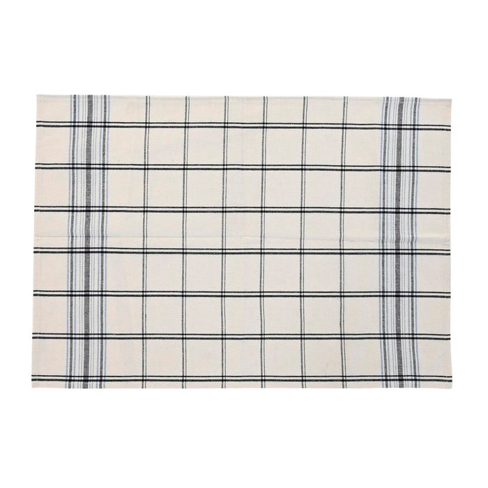 Șorț cu Buzunar DKD Home Decor 70 x 1 x 85 cm Negru Bej Albastru Bumbac