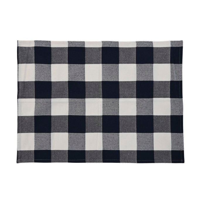 Șorț cu Buzunar DKD Home Decor 70 x 1 x 85 cm Albastru Bumbac Alb