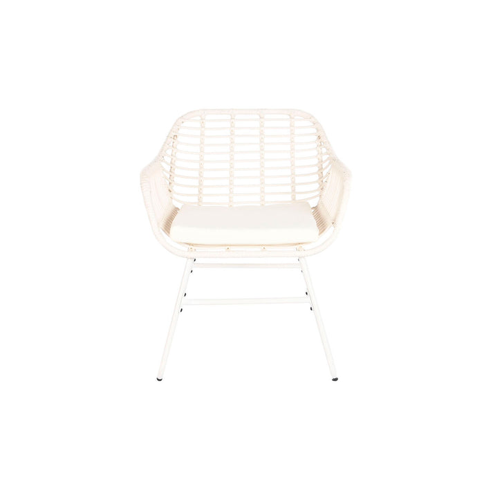 Set de Canapea și Masă DKD Home Decor Metal ratan sintetic 124 x 74 x 84 cm