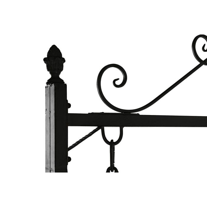 Bancă DKD Home Decor Negru Metal (146 x 86 x 212 cm)