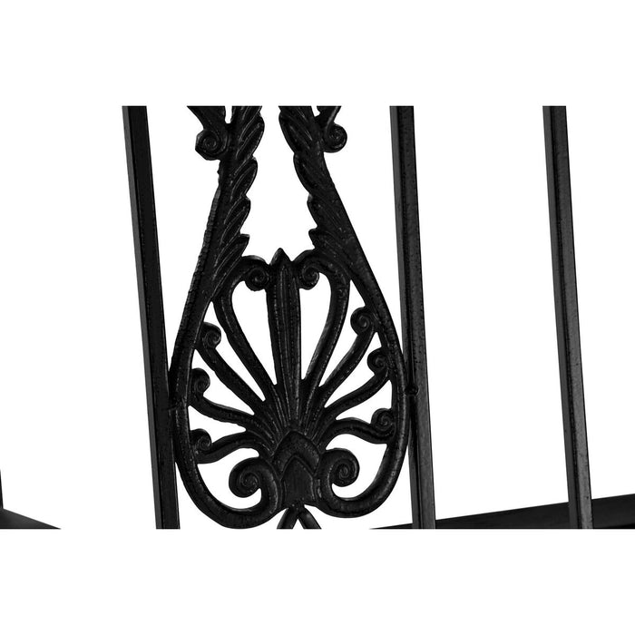 Bancă DKD Home Decor Negru Metal (146 x 86 x 212 cm)