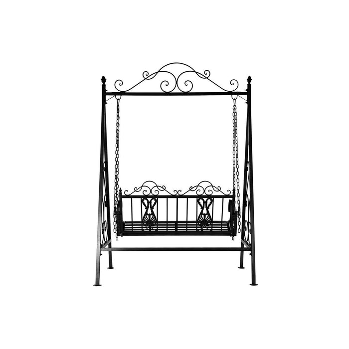 Bancă DKD Home Decor Negru Metal (146 x 86 x 212 cm)