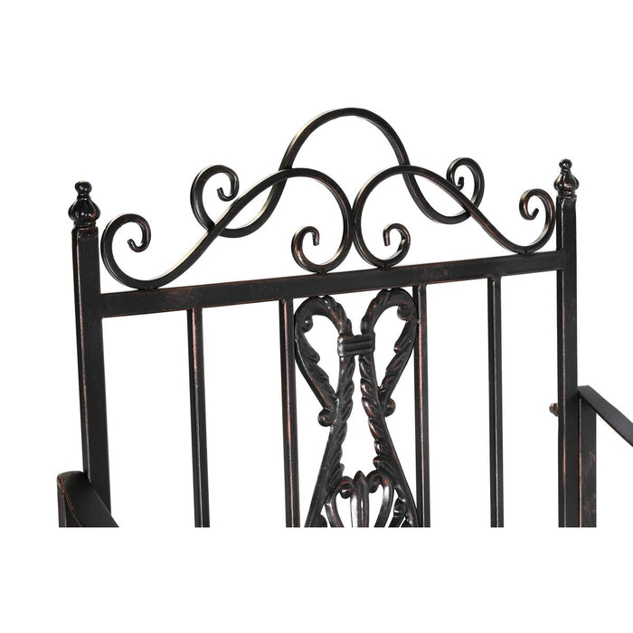 Scaun Balansoar DKD Home Decor Negru Metal Aluminiu 63 x 89 x 92 cm