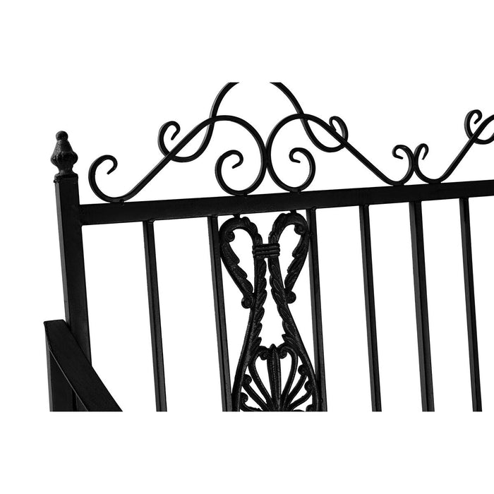 Scaun Balansoar DKD Home Decor Negru Metal 118 x 90 x 92 cm