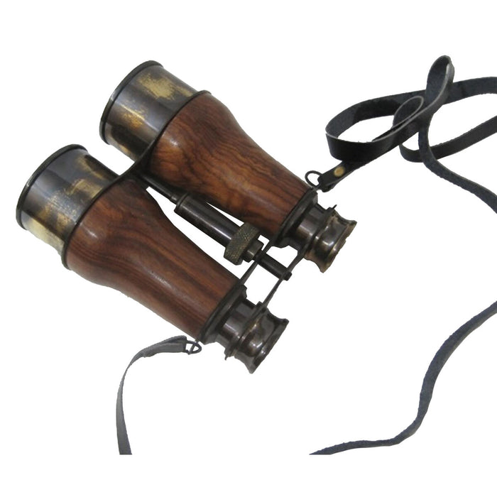 Figură Decorativă DKD Home Decor Binoclu 15 x 13,5 x 5 cm Gri Maro Vintage