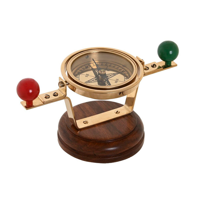 Figură Decorativă DKD Home Decor Busolă 17 x 8 x 9 cm Auriu* Vintage
