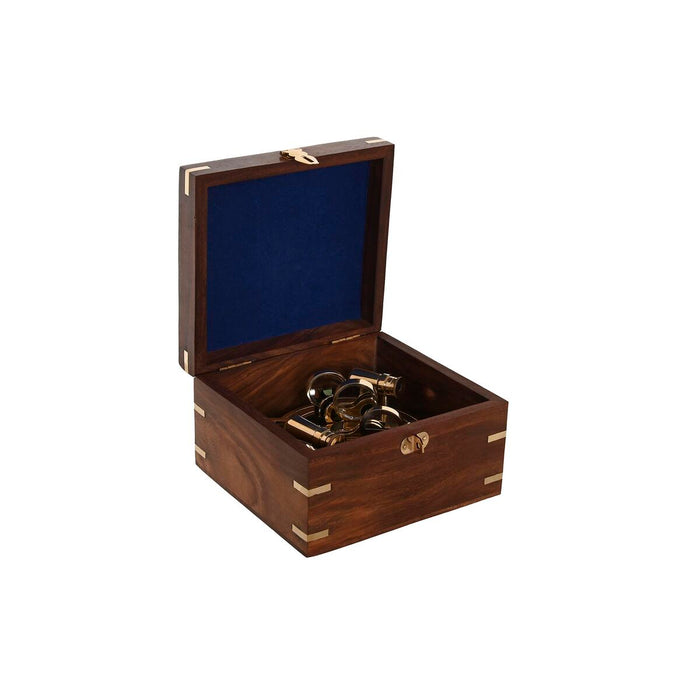 Figură Decorativă DKD Home Decor Auriu* Lemn Vintage Alamă (12,5 x 10 x 5 cm)