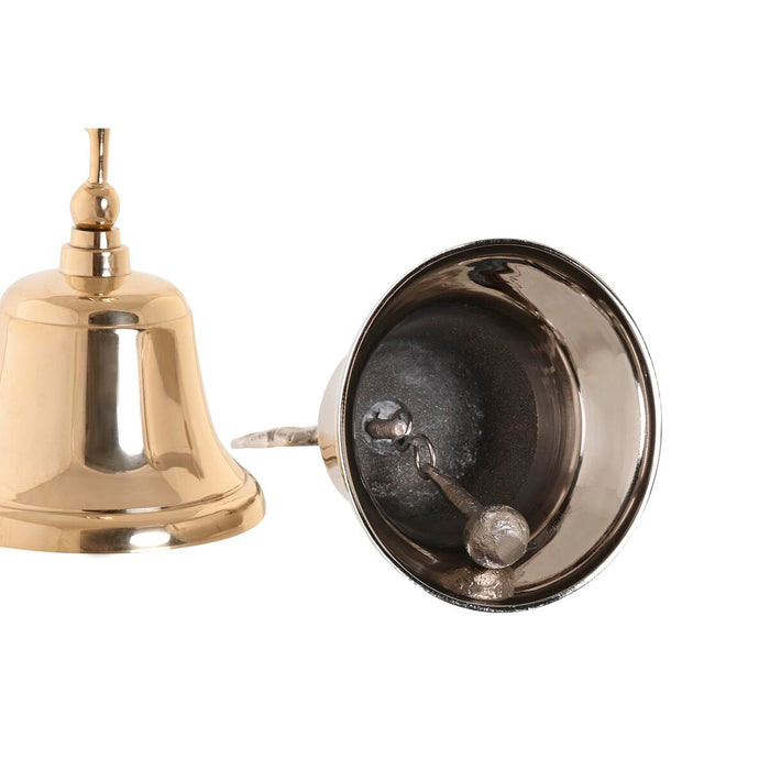 Figură Decorativă DKD Home Decor Clopot Auriu* Argintiu Vintage 10 x 10 x 21 cm