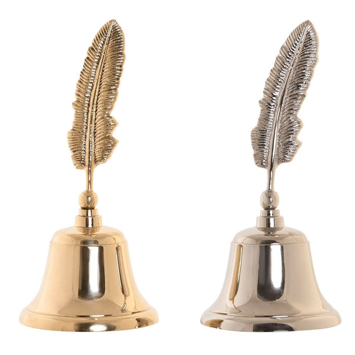 Figură Decorativă DKD Home Decor Clopot Auriu* Argintiu Vintage 10 x 10 x 21 cm