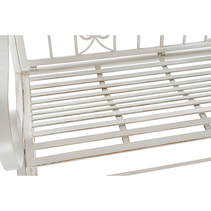 Scaun Balansoar DKD Home Decor Metal Aluminiu Alb (118 x 90 x 92 cm)