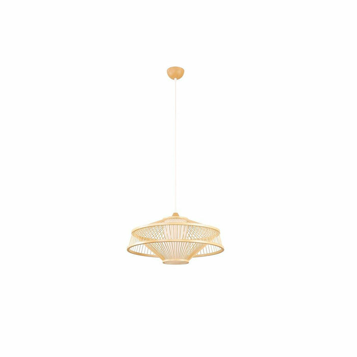 Lustră DKD Home Decor Poliester Bambus (50 x 50 x 23 cm)