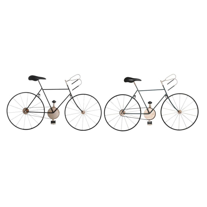 Figură Decorativă DKD Home Decor 78 x 2,5 x 45 cm Bicicletă Vintage (2 Unități)