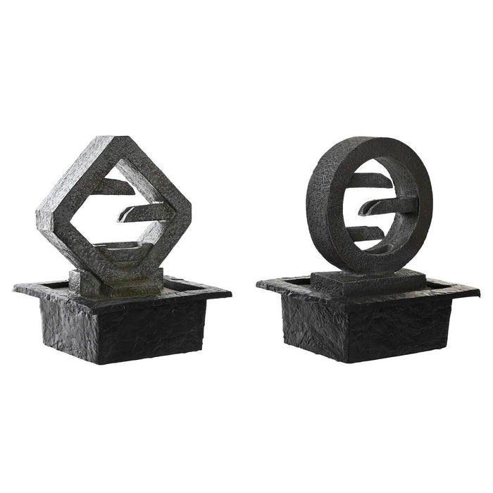 Kašna DKD Home Decor 21 x 19 x 26 cm Rășină Modern (2 Unități)