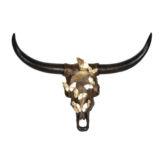 Figură Decorativă DKD Home Decor Auriu* Cupru Rășină (93 x 25 x 68 cm)