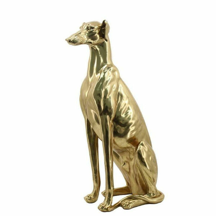 Figură Decorativă DKD Home Decor Auriu* Rășină Câine (42,5 x 25,5 x 78 cm)