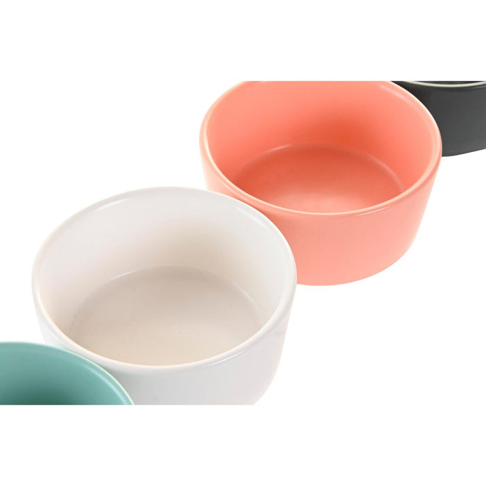 Set de Aperitiv DKD Home Decor 20 x 20 x 14 cm Porțelan Multicolor
