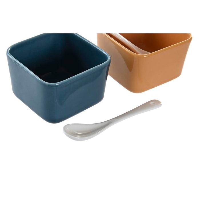 Set de Aperitiv DKD Home Decor 31 x 21 x 6 cm Porțelan Multicolor 6 Piese