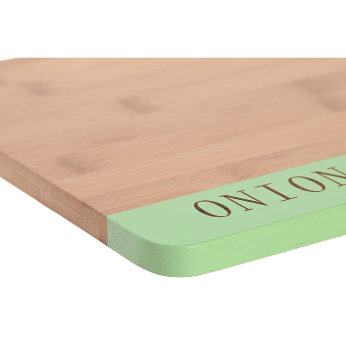 Masă de tăiat DKD Home Decor 33,5 x 22,4 x 1,2 cm Albastru Roz Verde