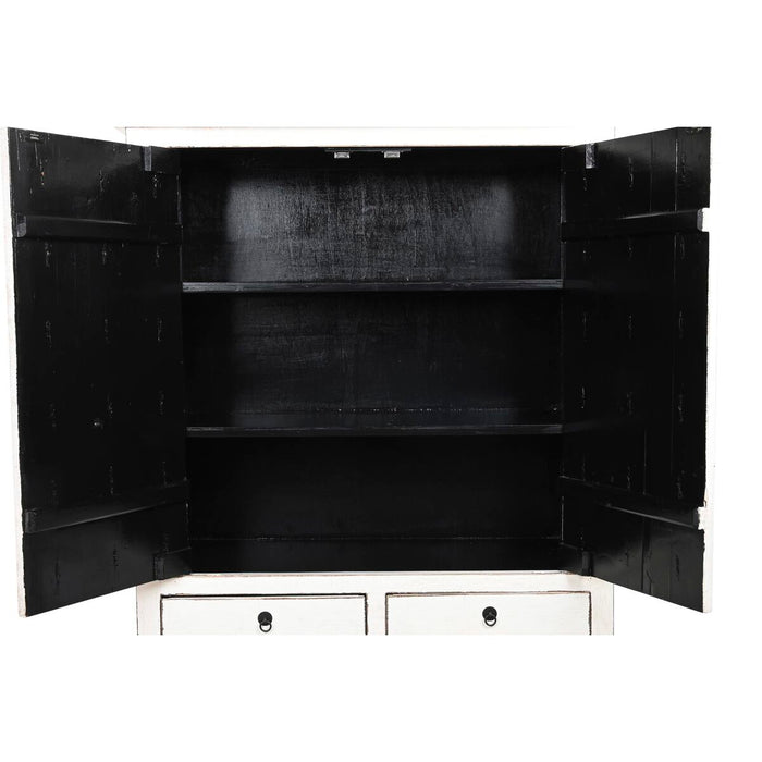 Dulap cu Sertare DKD Home Decor Alb Oriental Lăcuit 102 x 42 x 120 cm