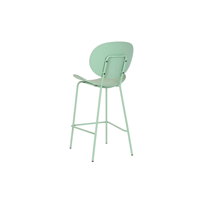 Taburet DKD Home Decor 52,5 x 49 x 104 cm Metal Verde polipropilenă