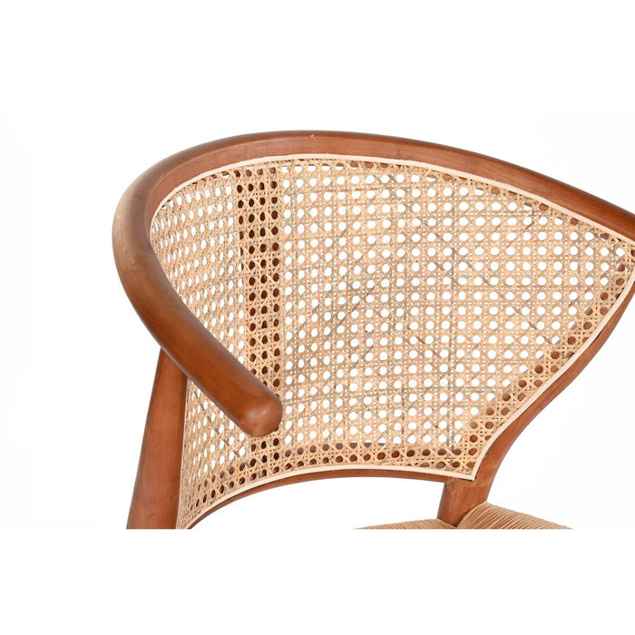 Scaun de Sufragerie DKD Home Decor 49 x 42 x 78 cm 57 x 48 x 80 cm Maro