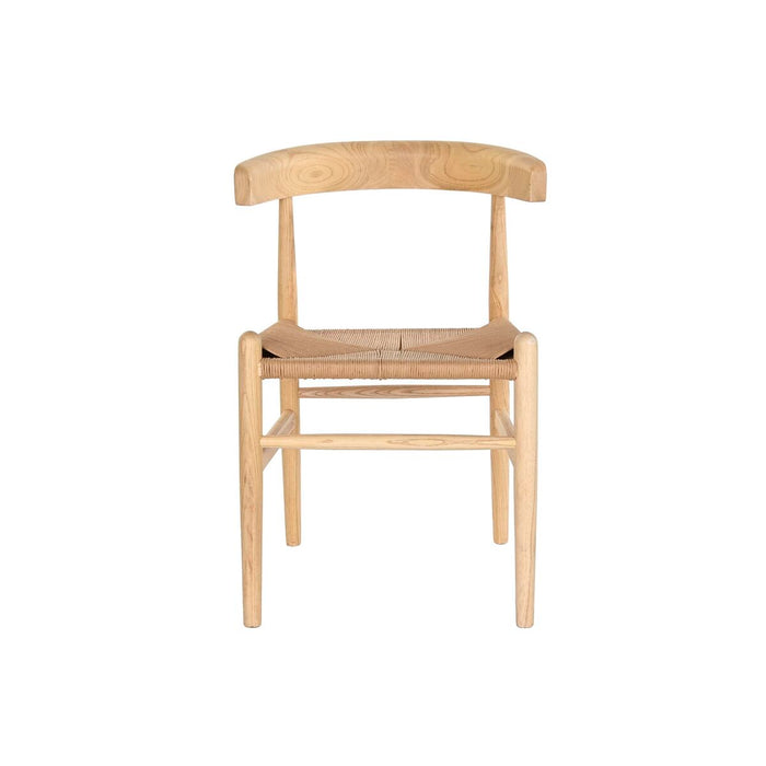 Scaun de Sufragerie DKD Home Decor Natural 55 x 46 x 80 cm
