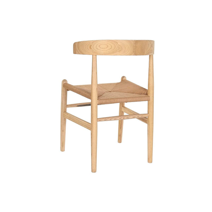 Scaun de Sufragerie DKD Home Decor Natural 55 x 46 x 80 cm