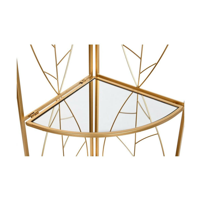 Raft DKD Home Decor Auriu* Metal Oglindă 33 x 33 x 181,5 cm (1)