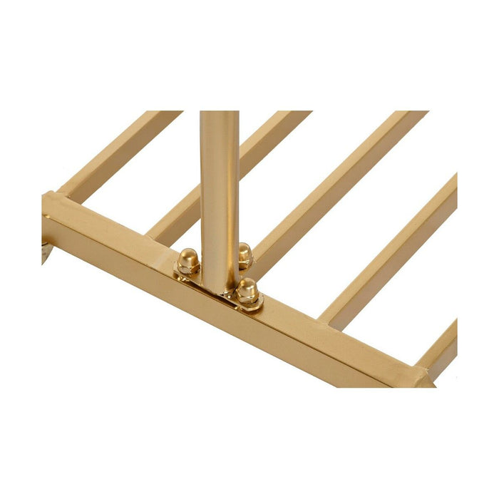 Cuier cu Roți DKD Home Decor Auriu* Metal (100 x 35 x 172 cm)